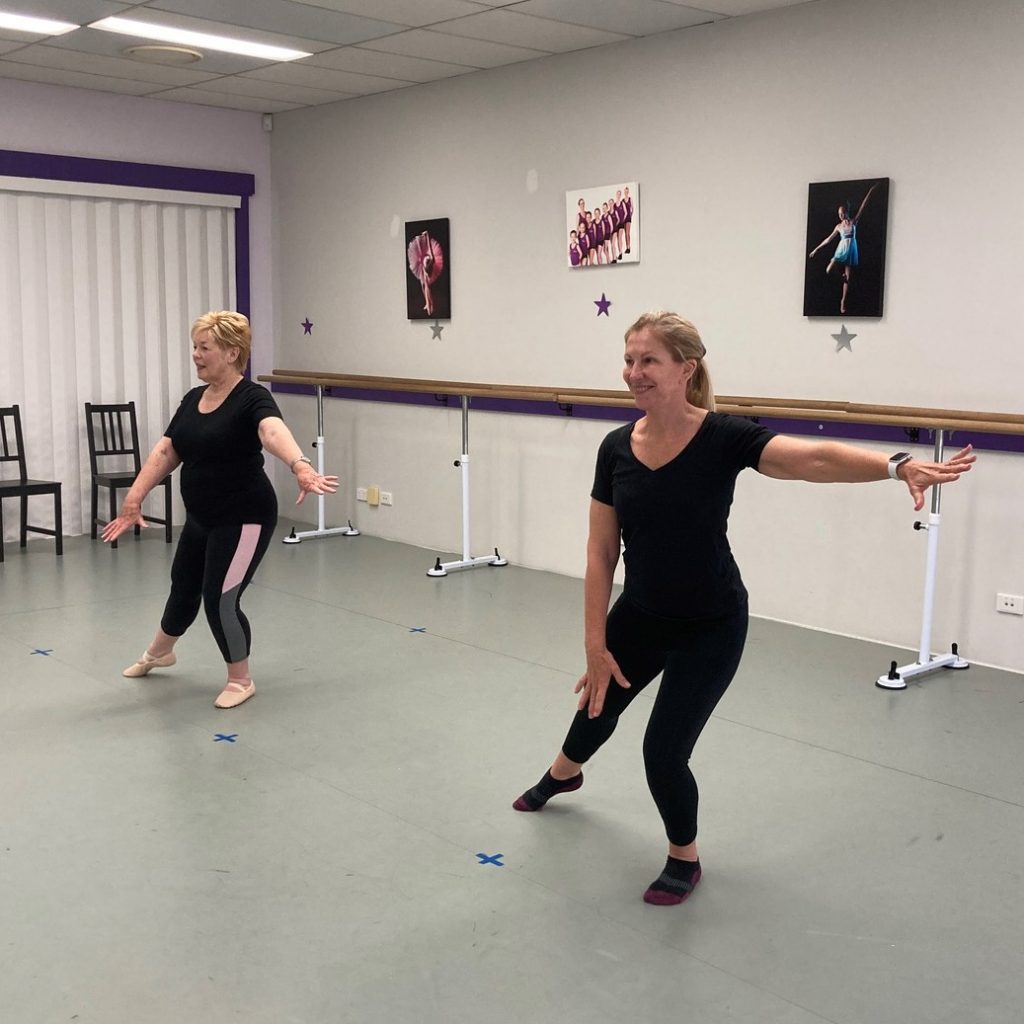 Ladies in a Jazz pose